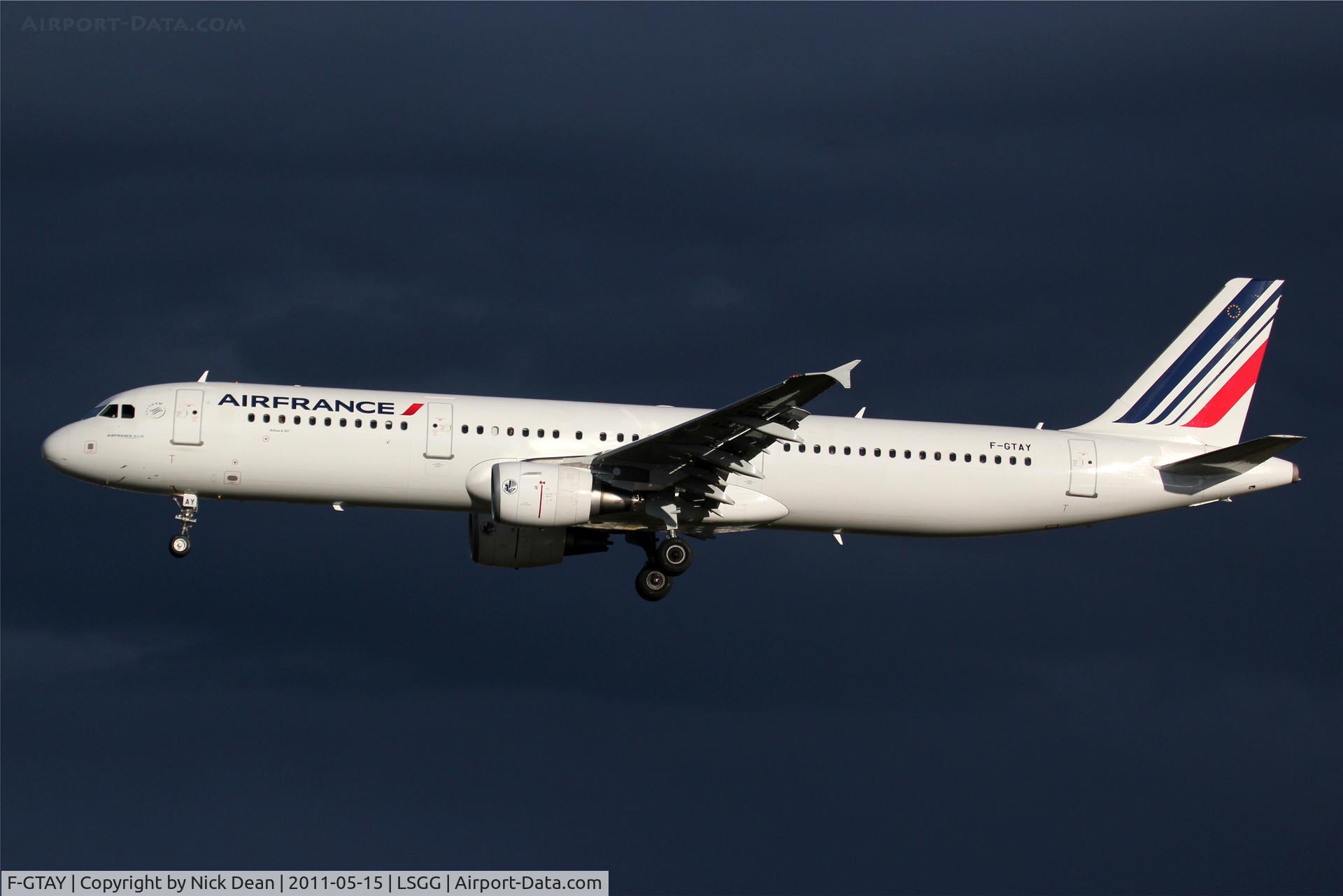 F-GTAY, 2010 Airbus A321-212 C/N 4251, LSGG/GVA