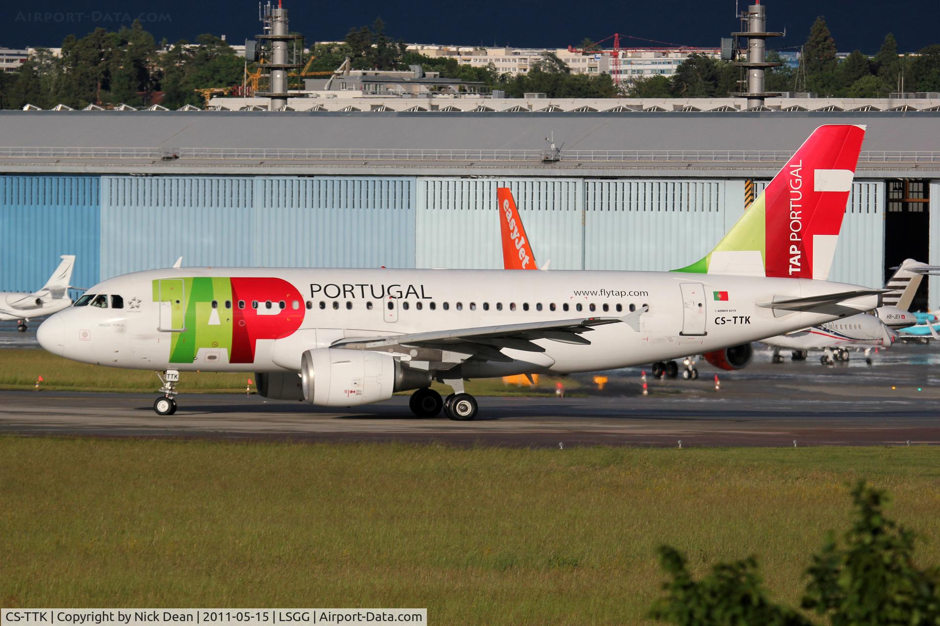 CS-TTK, 1999 Airbus A319-111 C/N 1034, LSGG/GVA