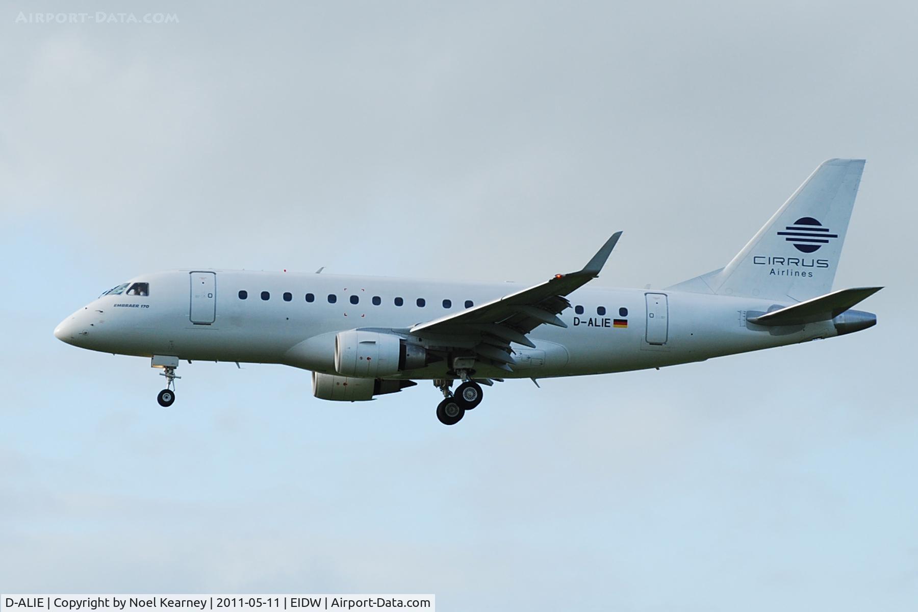 D-ALIE, 2004 Embraer 170LR (ERJ-170-100LR) C/N 17000059, 'RUS 4011' - Landing Rwy28