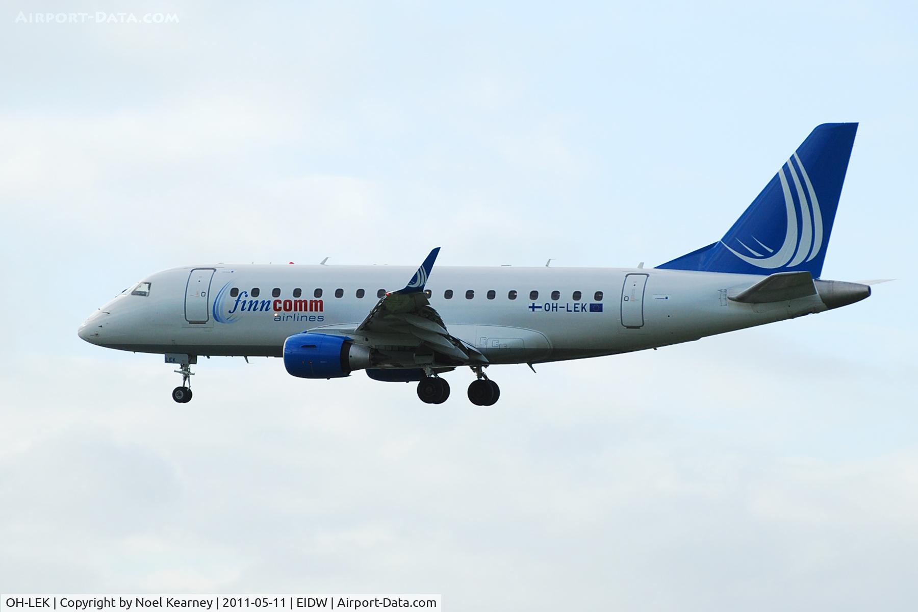 OH-LEK, 2006 Embraer 170ST (ERJ-170-100ST) C/N 17000127, 'FCM 9797' - Landing Rwy 28