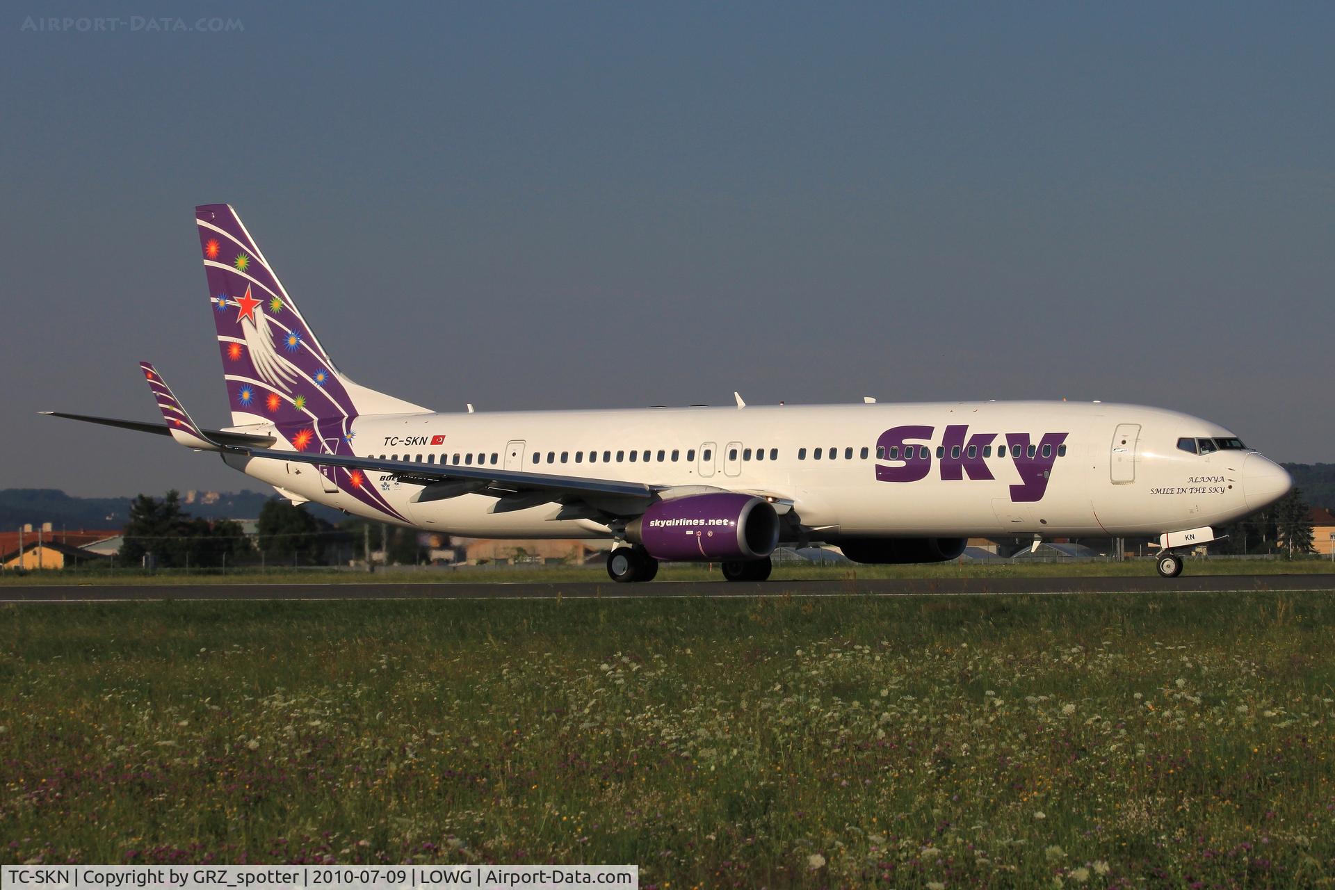 TC-SKN, 2009 Boeing 737-94X/ER C/N 36086, .....