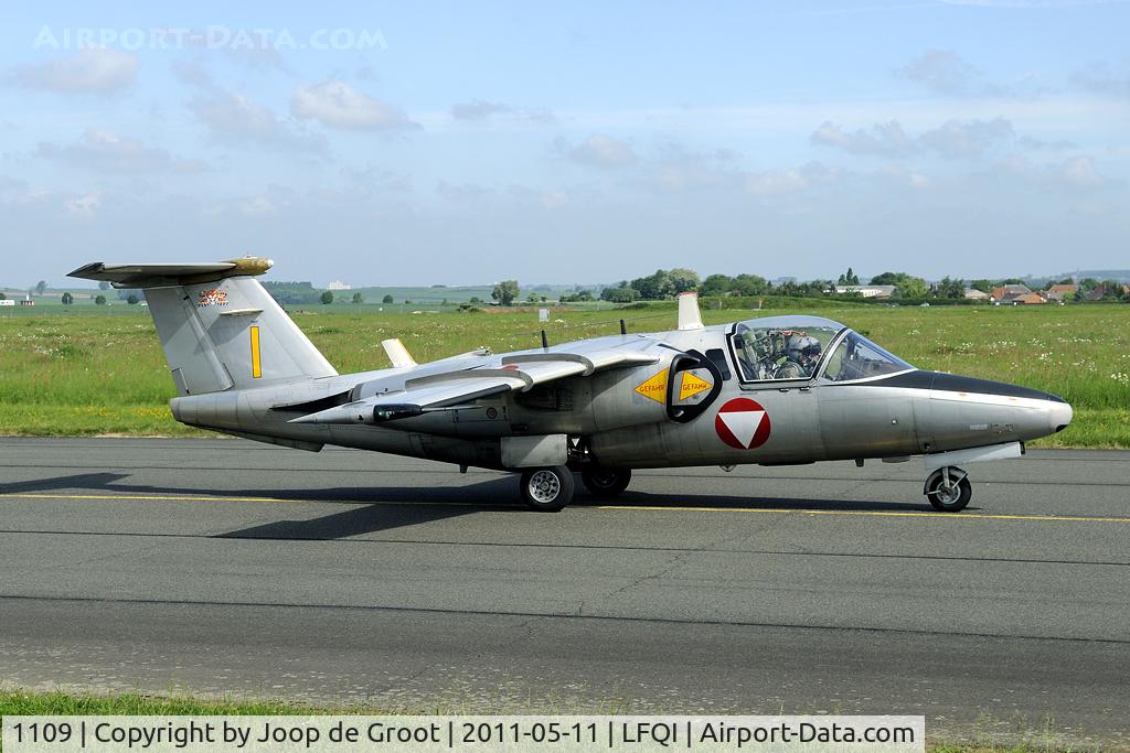 1109, Saab 105OE C/N 105409, participant in the 2011 NATO Tiger Meet.