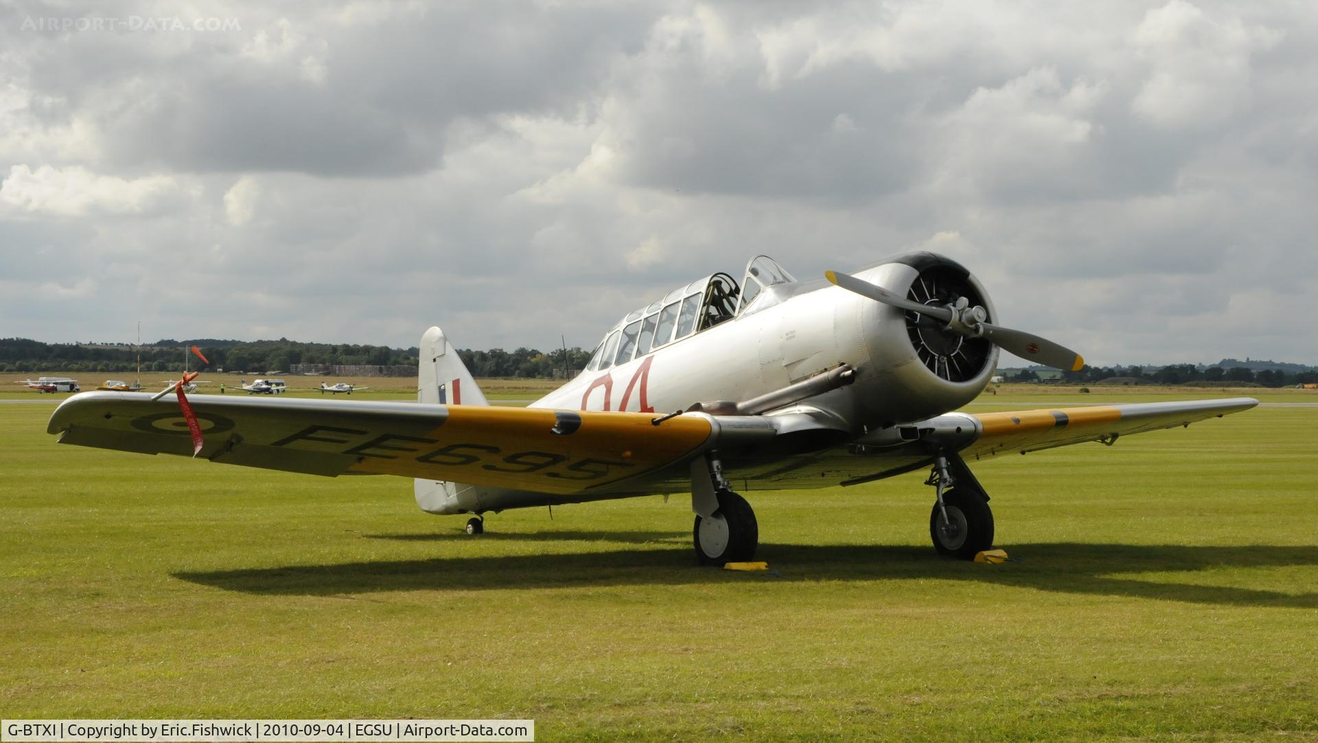 G-BTXI, 1942 Noorduyn AT-16 Harvard IIB C/N 14-429, 3. G- BTXI at Duxford's wonderful Battle of Britain Air Display 2010