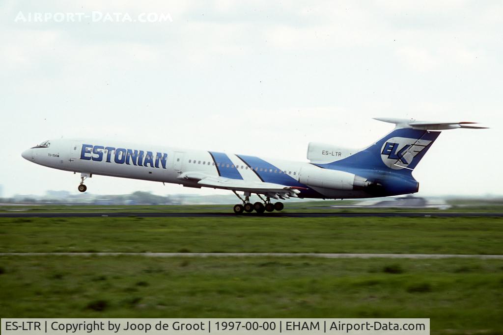 ES-LTR, 1991 Tupolev Tu-154M C/N 91A896, departure Rwy 18L