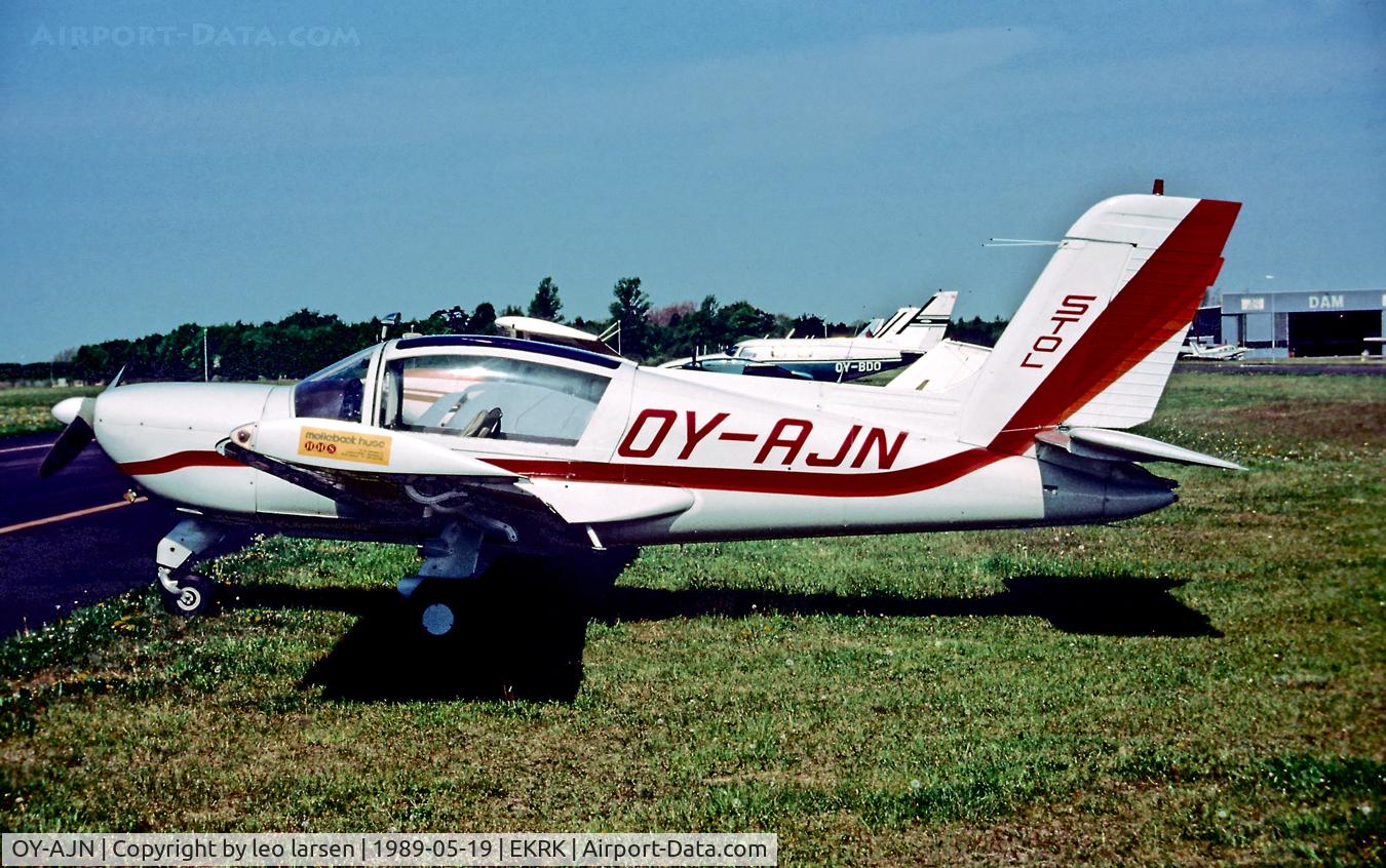 OY-AJN, 1978 Socata MS-893E Rallye 180GT Gaillard C/N 13087, M.S.893E Rally GT in Roskilde AP 19.5.89