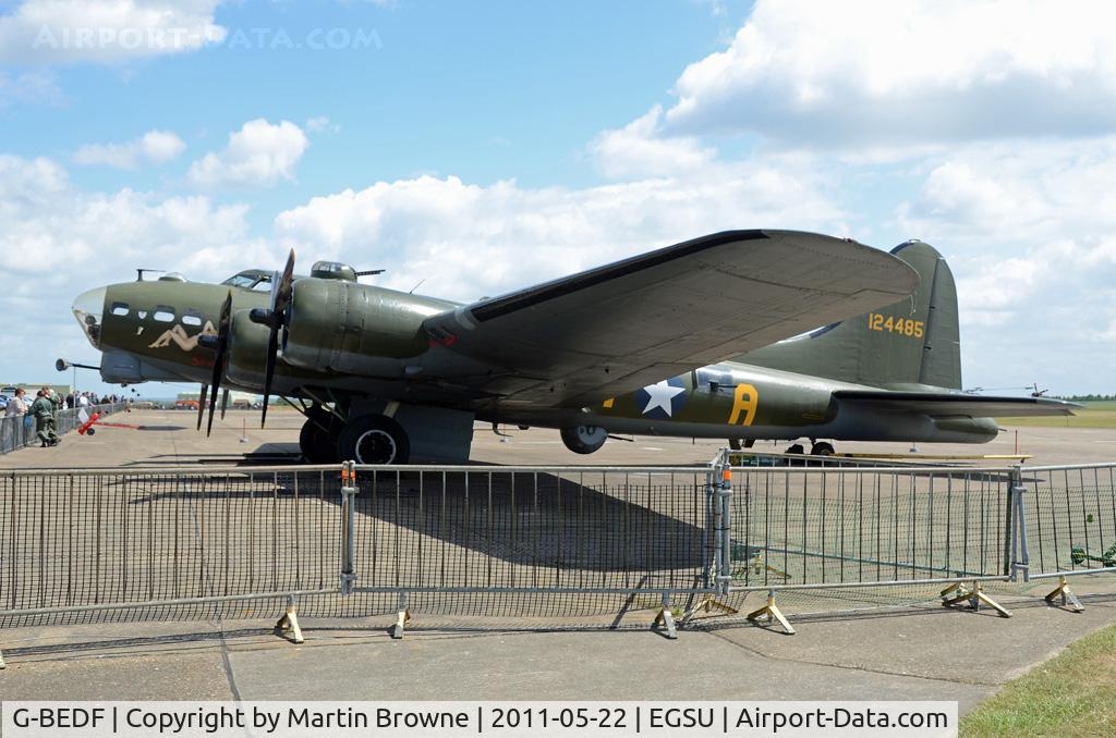 G-BEDF, 1944 Boeing B-17G Flying Fortress C/N 8693, SHOT AT DUXFORD