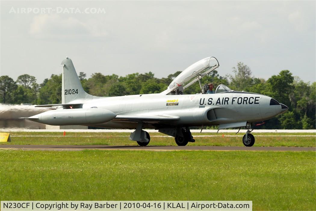 N230CF, 1953 Canadair CT-133 Silver Star 3 C/N T33-24, Canadair T-33AN Silver Star 3 [T33-024] Lakeland-Linder~N 16/04/2010