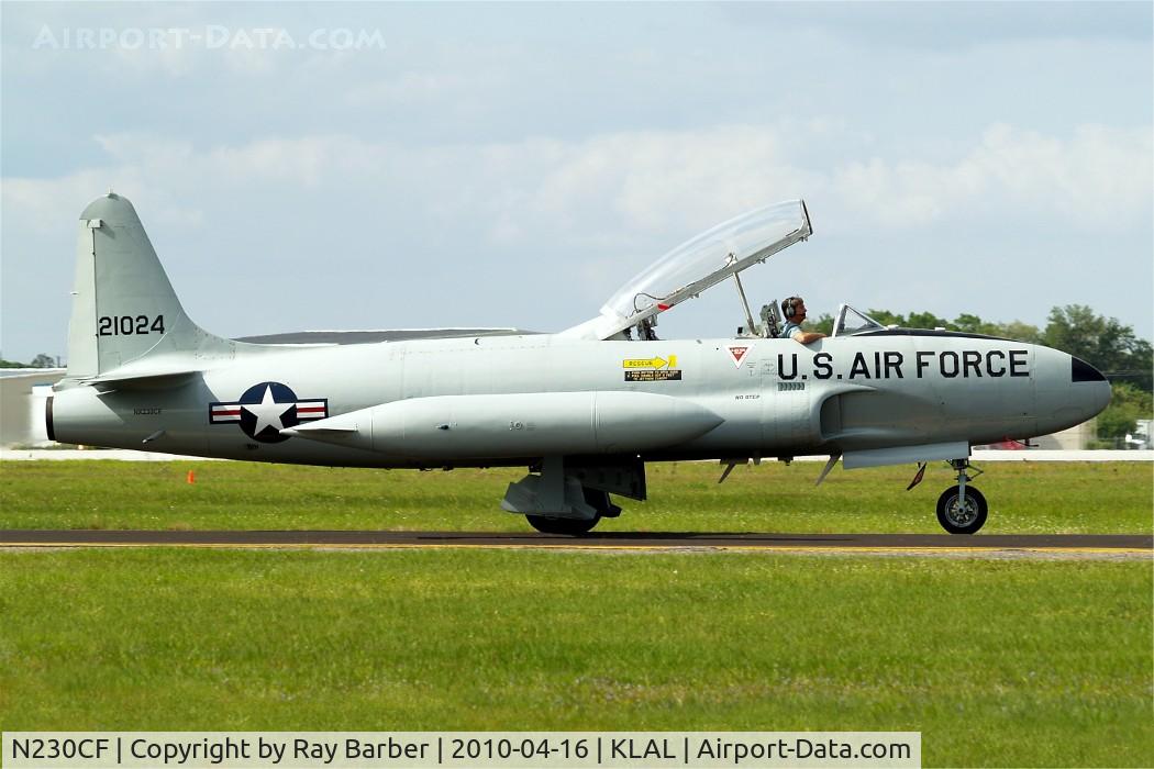 N230CF, 1953 Canadair CT-133 Silver Star 3 C/N T33-24, Canadair T-33AN Silver Star 3 [T33-024] Lakeland-Linder~N 16/04/2010