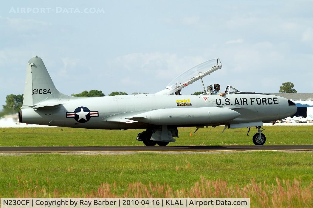 N230CF, 1953 Canadair CT-133 Silver Star 3 C/N T33-24, Canadair T-33AN Silver Star 3 [T33-024] Lakeland-Linder~N 16/04/2010