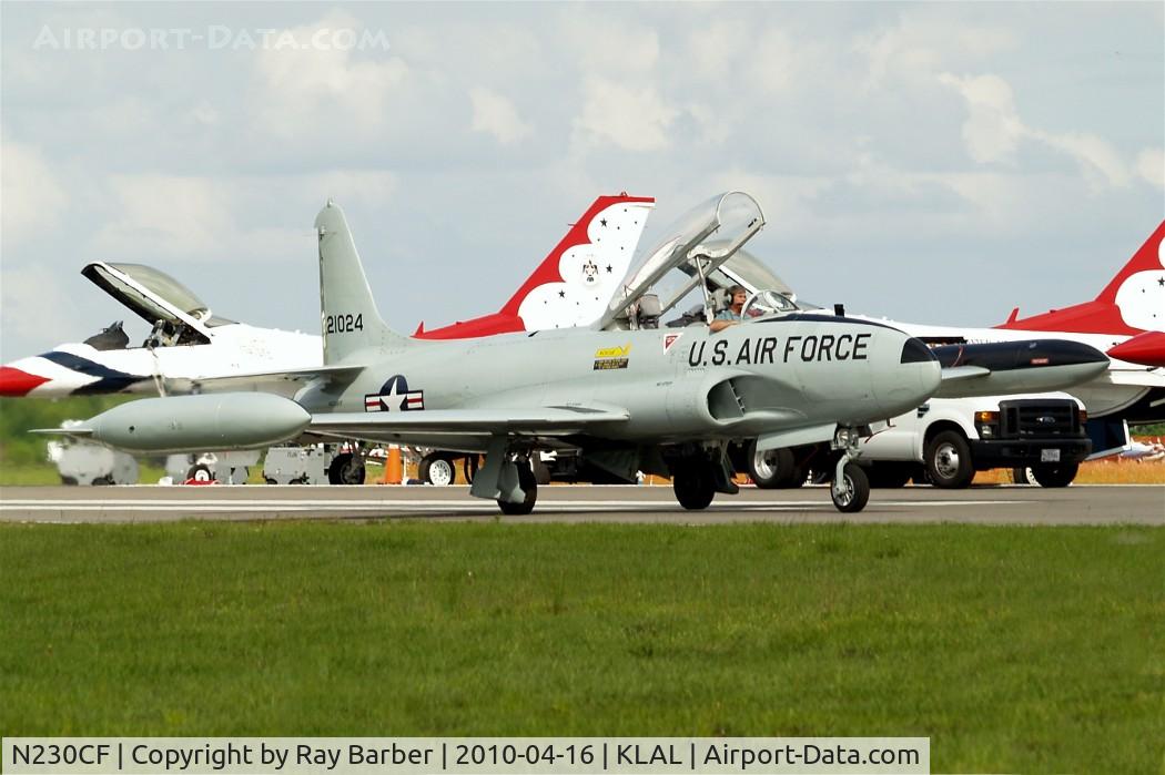 N230CF, 1953 Canadair CT-133 Silver Star 3 C/N T33-24, Canadair T-33AN Silver Star 3 [T33-024] Lakeland-Linder~N 16/04/2010