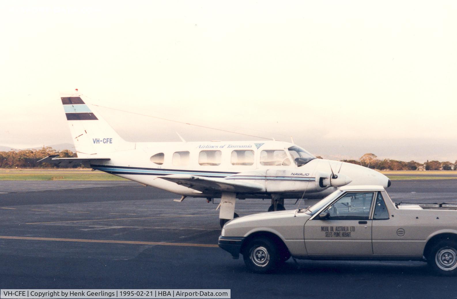 VH-CFE, 1969 Piper PA-31 C/N 31-416, Airlines of Tasmania