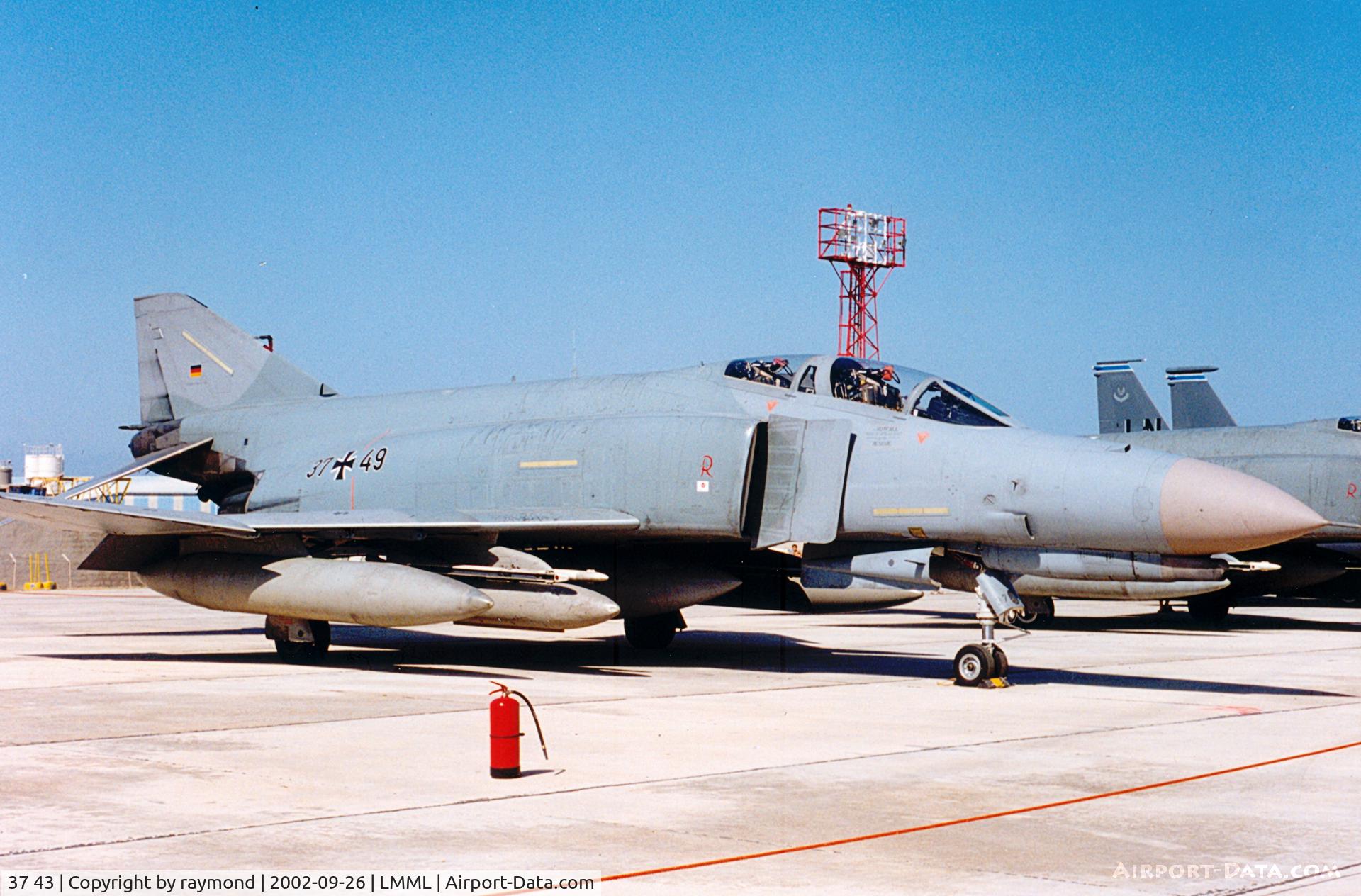 37 43, 1972 McDonnell Douglas F-4F Phantom II C/N 4454, F4 Phantom 37-43 German Air Force