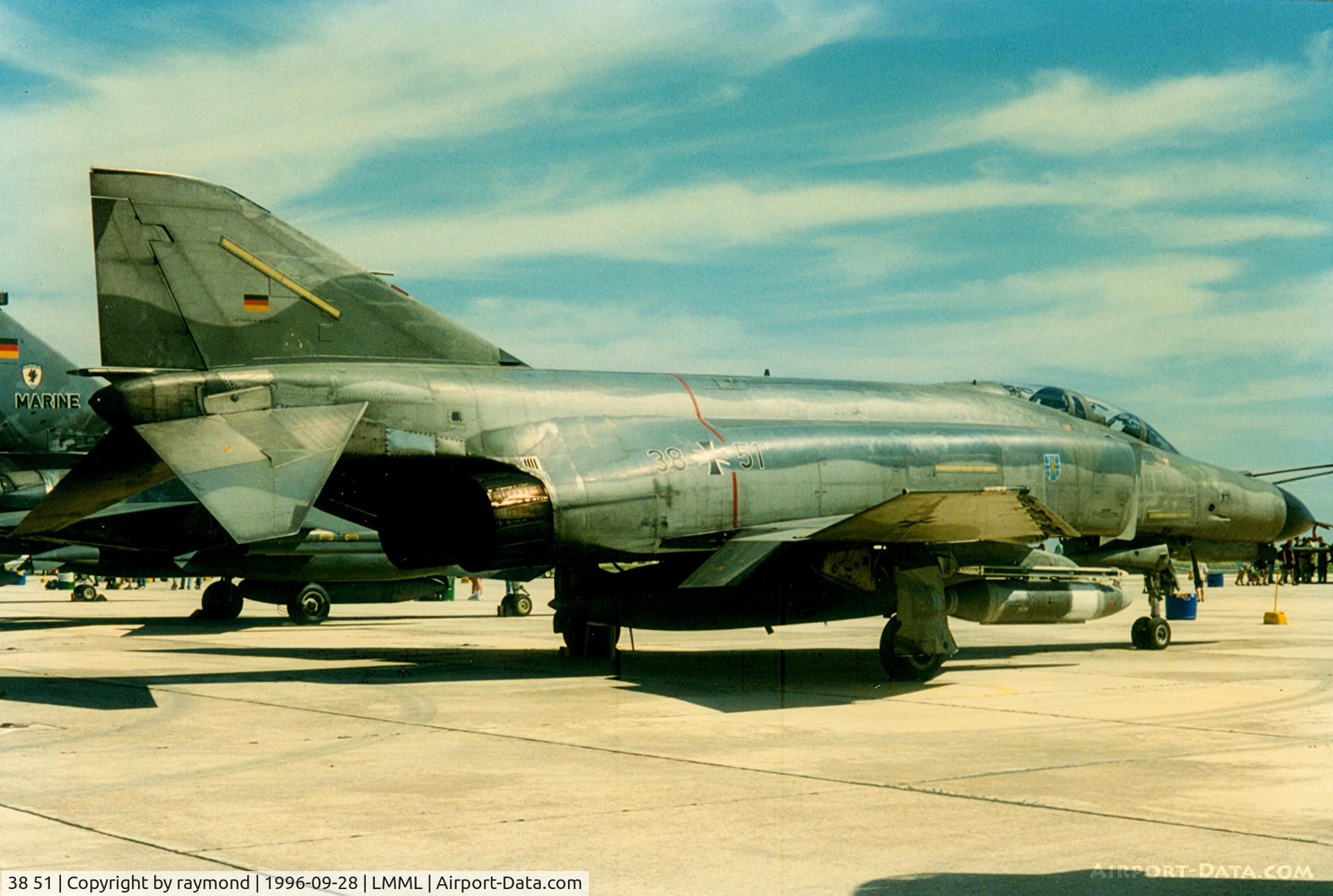 38 51, 1972 McDonnell Douglas F-4F Phantom II C/N 4756, F4 Phantom 38-51 German Air Force