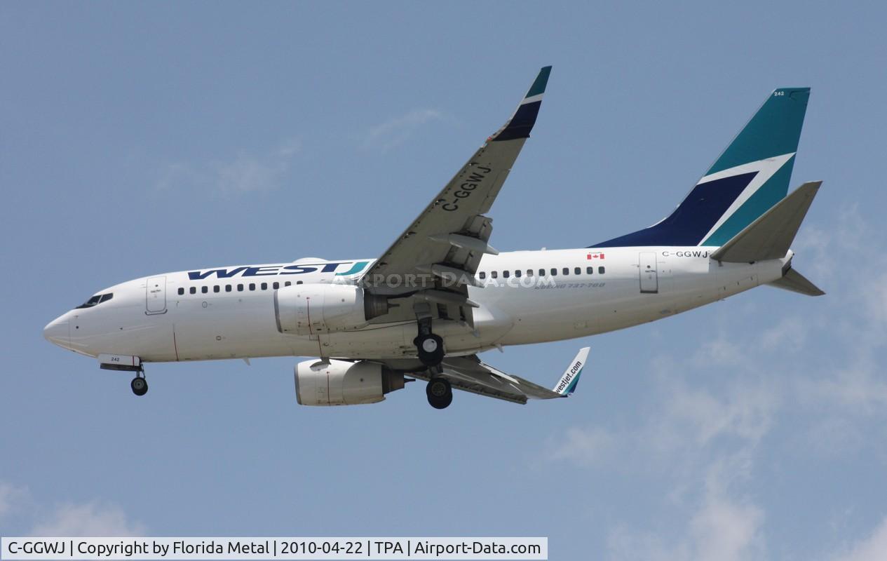 C-GGWJ, 2007 Boeing 737-7CT C/N 35503, West Jet 737