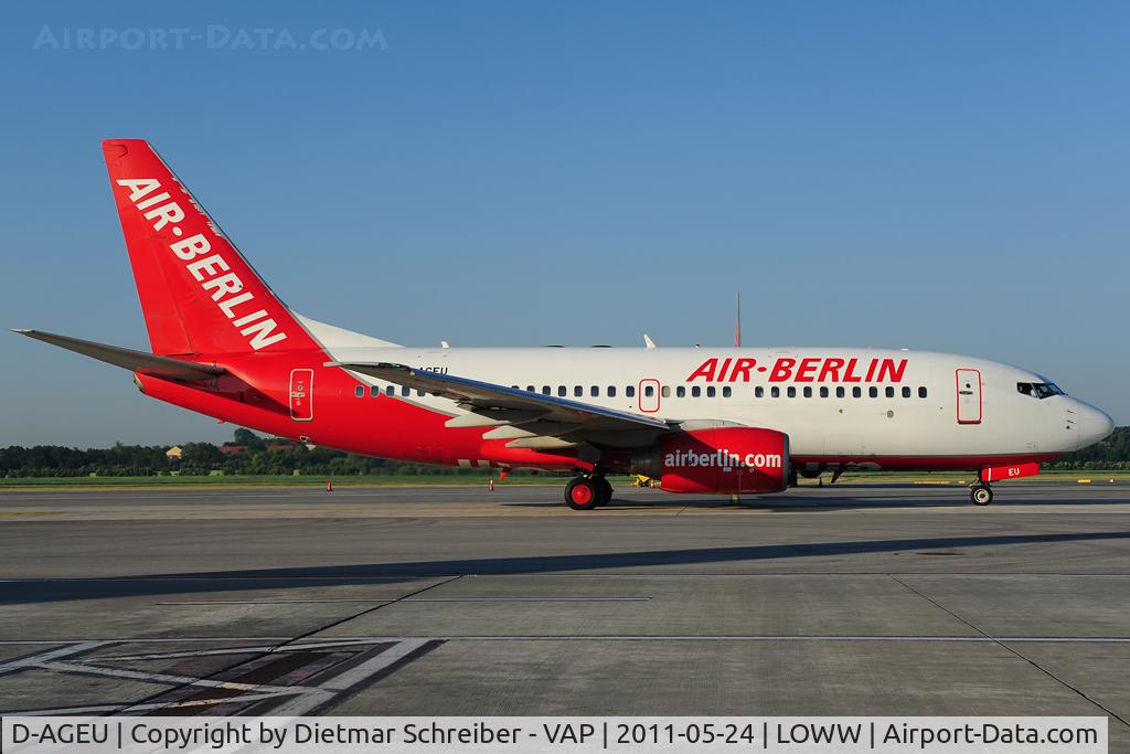 D-AGEU, 1998 Boeing 737-75B C/N 28104, Air Berlin Boeing 737-ä700