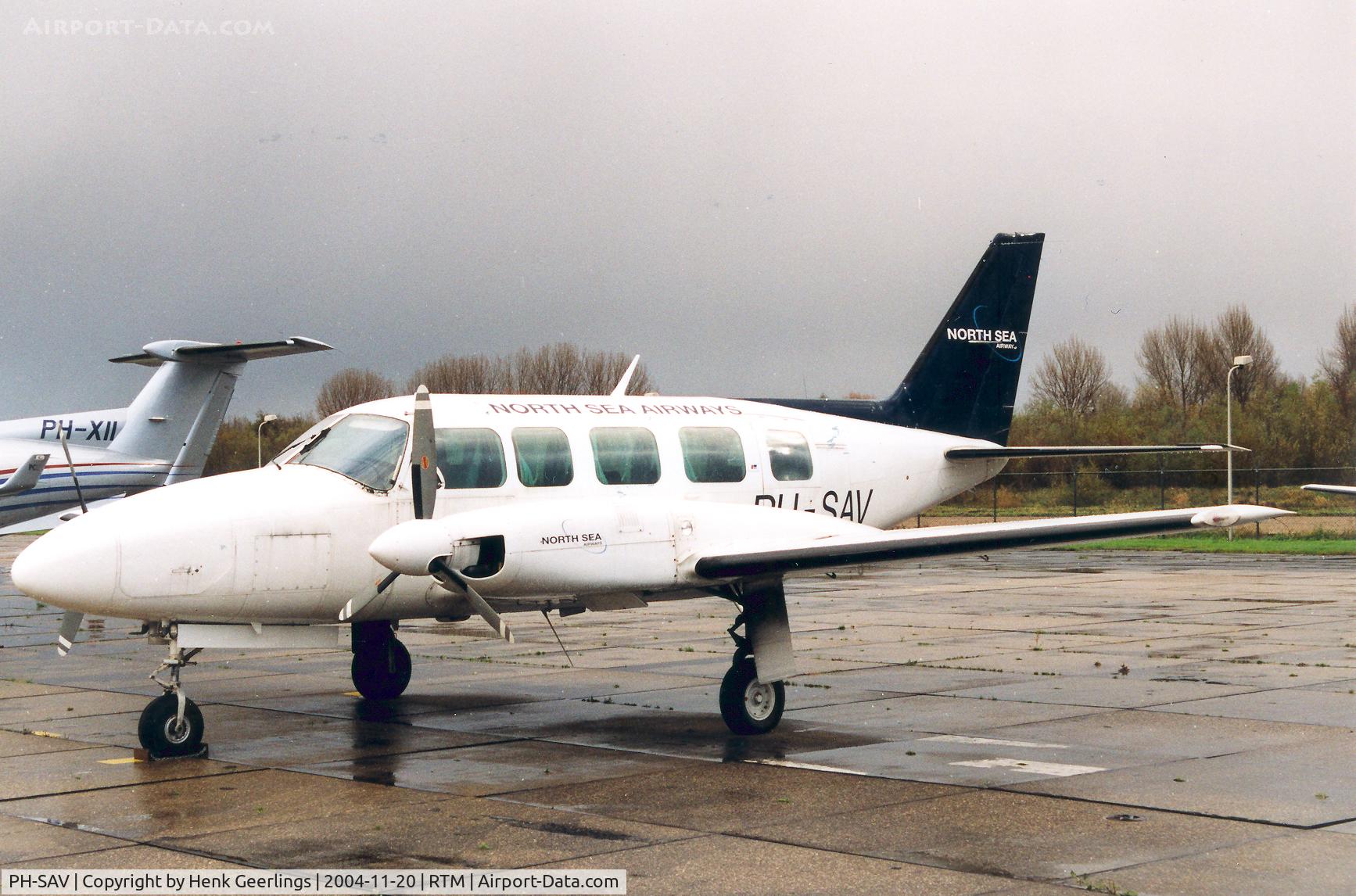 PH-SAV, Piper PA-31-350 Chieftain C/N 31-7652056, North Sea Airways