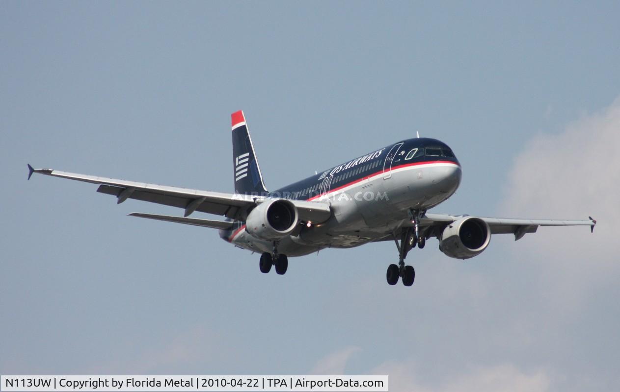 N113UW, 1999 Airbus A320-214 C/N 1141, US Airways A320