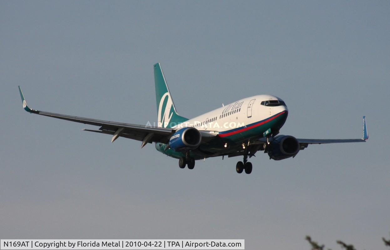 N169AT, 2004 Boeing 737-76N C/N 32744, Air Tran 737