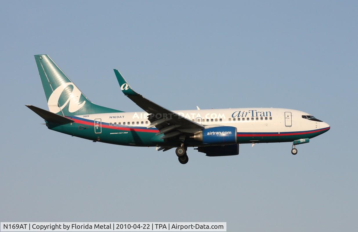 N169AT, 2004 Boeing 737-76N C/N 32744, Air Tran 737