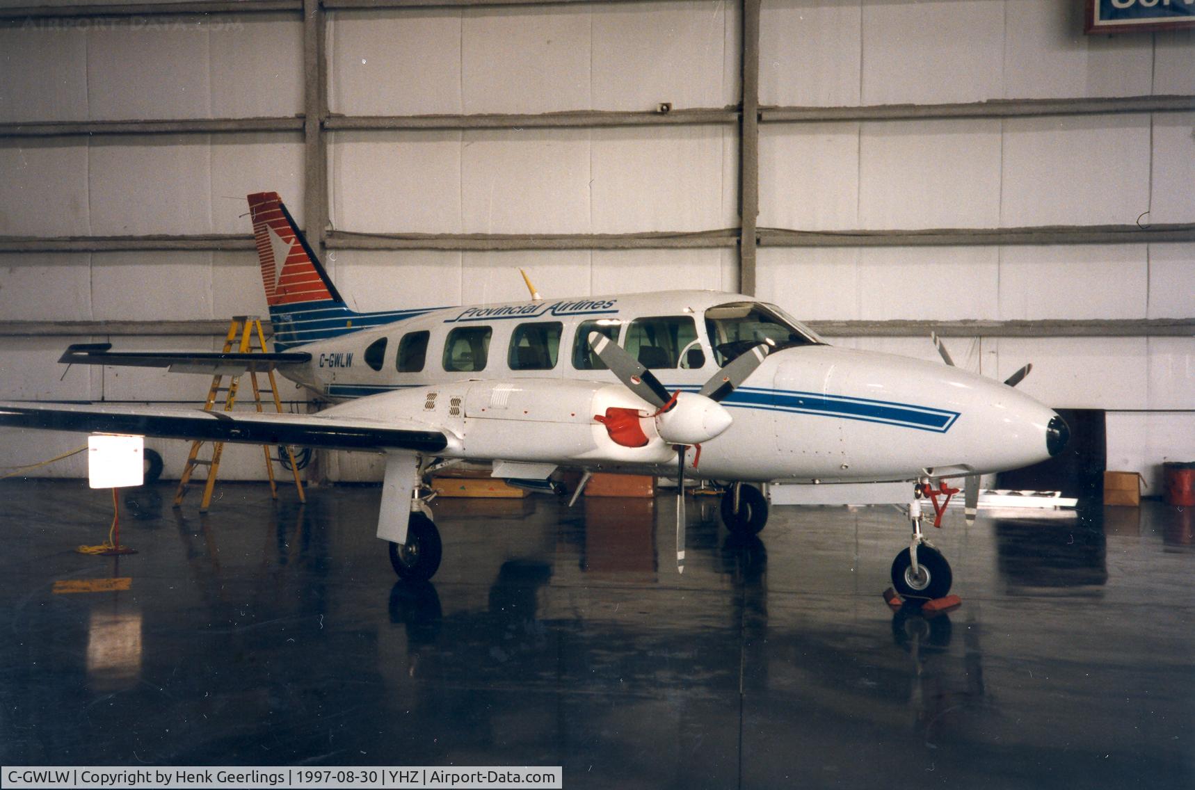 C-GWLW, 1974 Piper PA-31-350 Chieftain C/N 31-7405221, Provincial Airways
