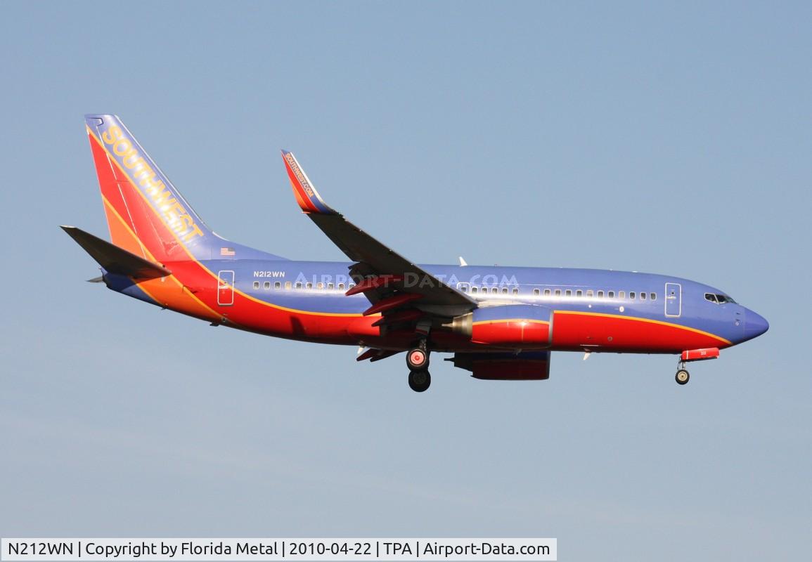 N212WN, 2005 Boeing 737-7H4 C/N 32485, Southwest 737
