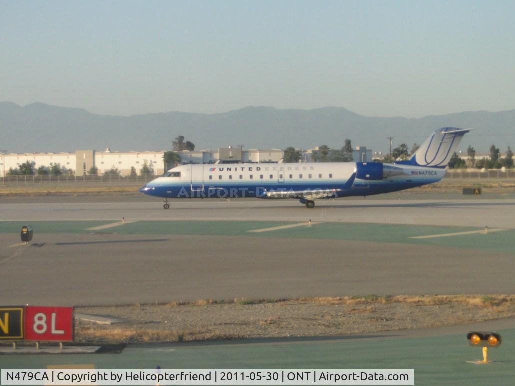 N479CA, 2002 Bombardier CRJ-200ER (CL-600-2B19) C/N 7675, Taking off from runway 8L prior to us receiving clearence to head to Phoenix