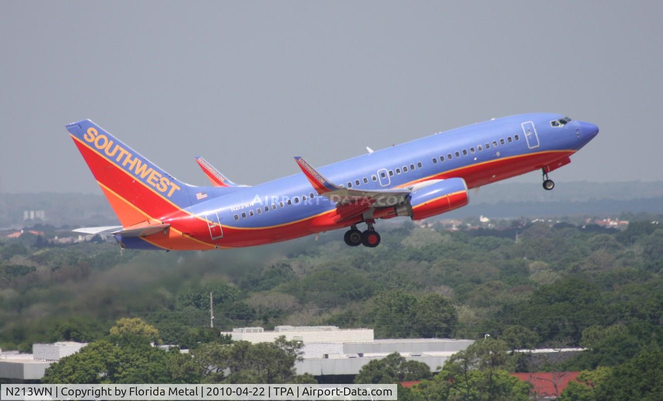 N213WN, 2005 Boeing 737-7H4 C/N 34217, Southwest 737