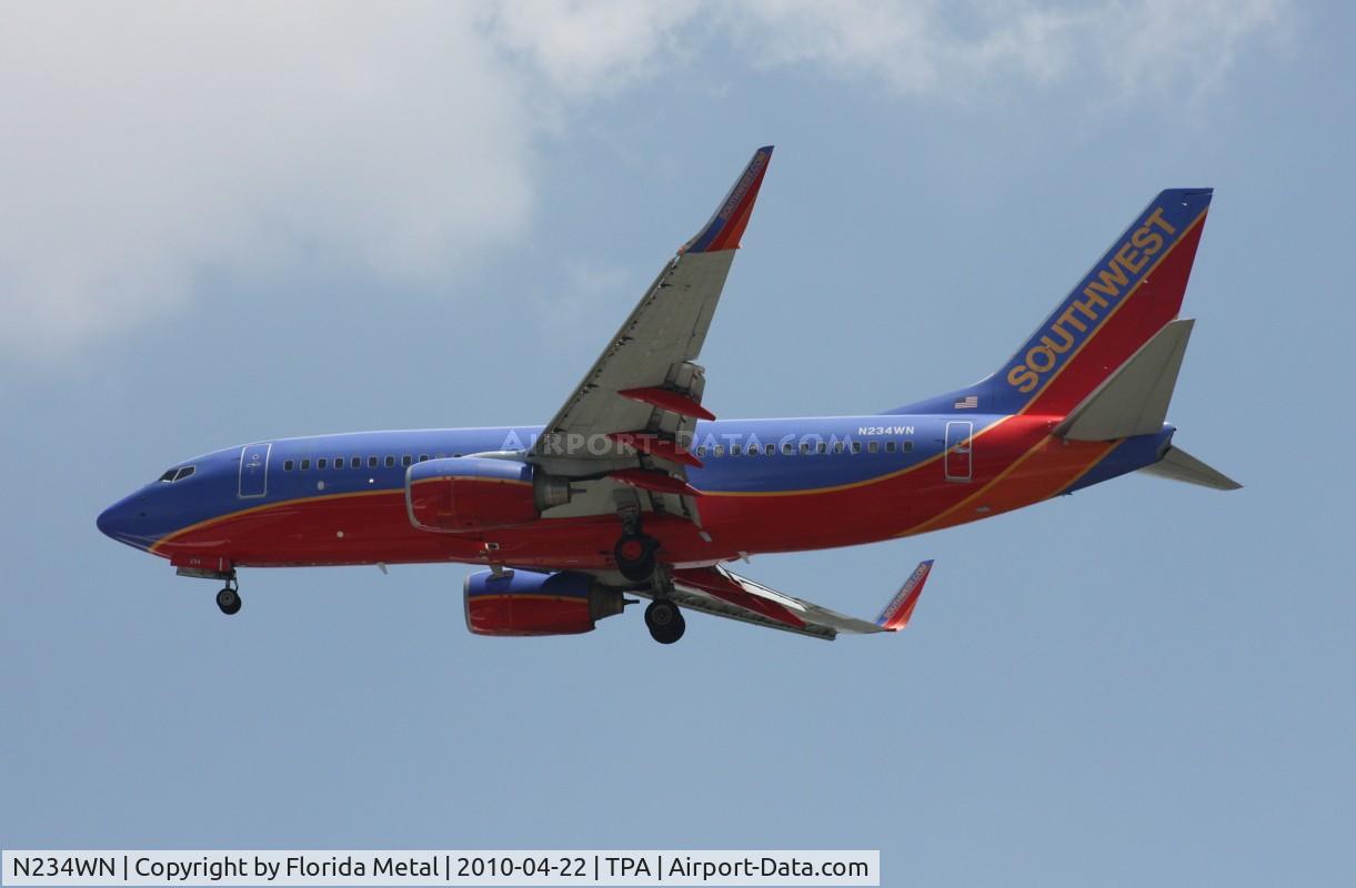 N234WN, 2006 Boeing 737-7H4 C/N 32502, Southwest 737