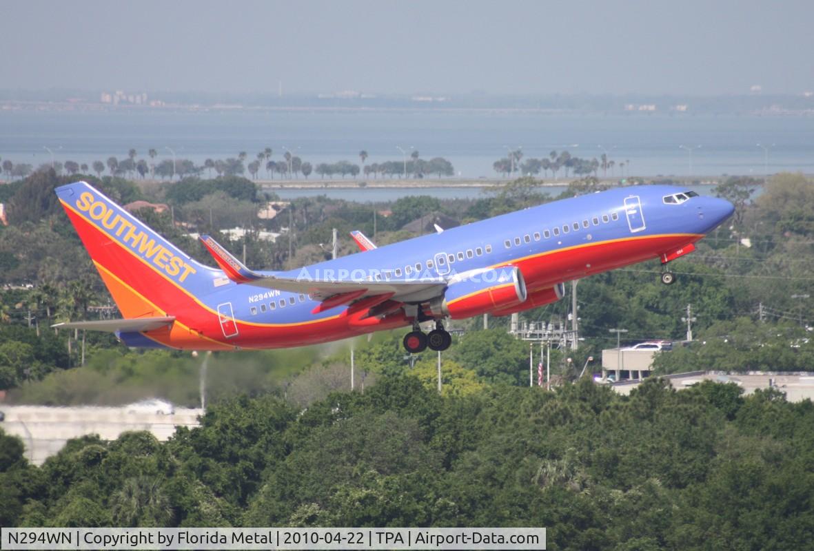N294WN, 2007 Boeing 737-7H4 C/N 32540, Southwest 737