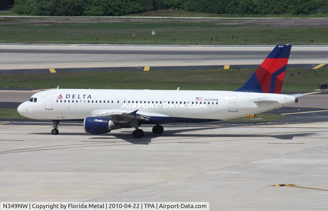 N349NW, 1993 Airbus A320-212 C/N 417, Delta A320