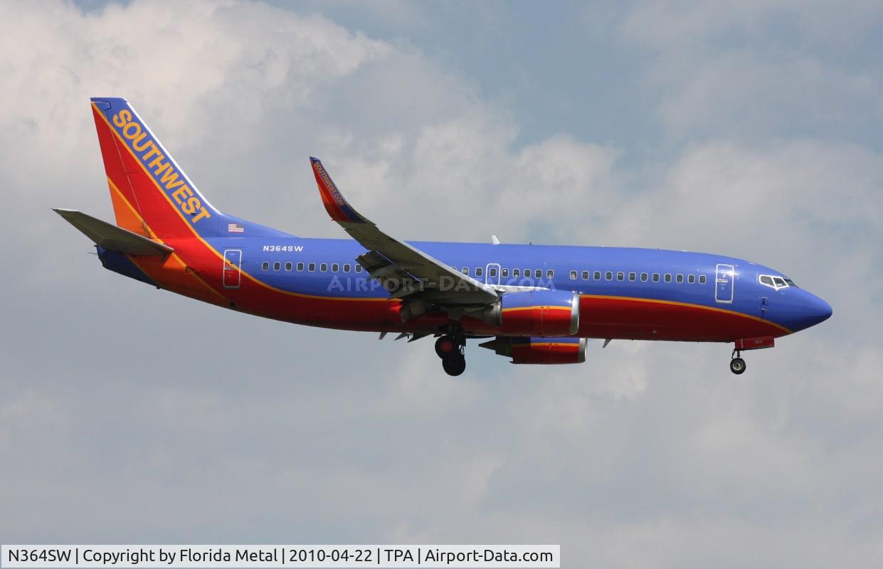 N364SW, 1993 Boeing 737-3H4 C/N 26575, Southwest 737