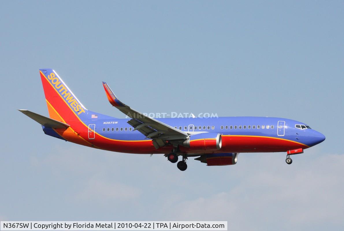 N367SW, 1993 Boeing 737-3H4 C/N 26578, Southwest 737