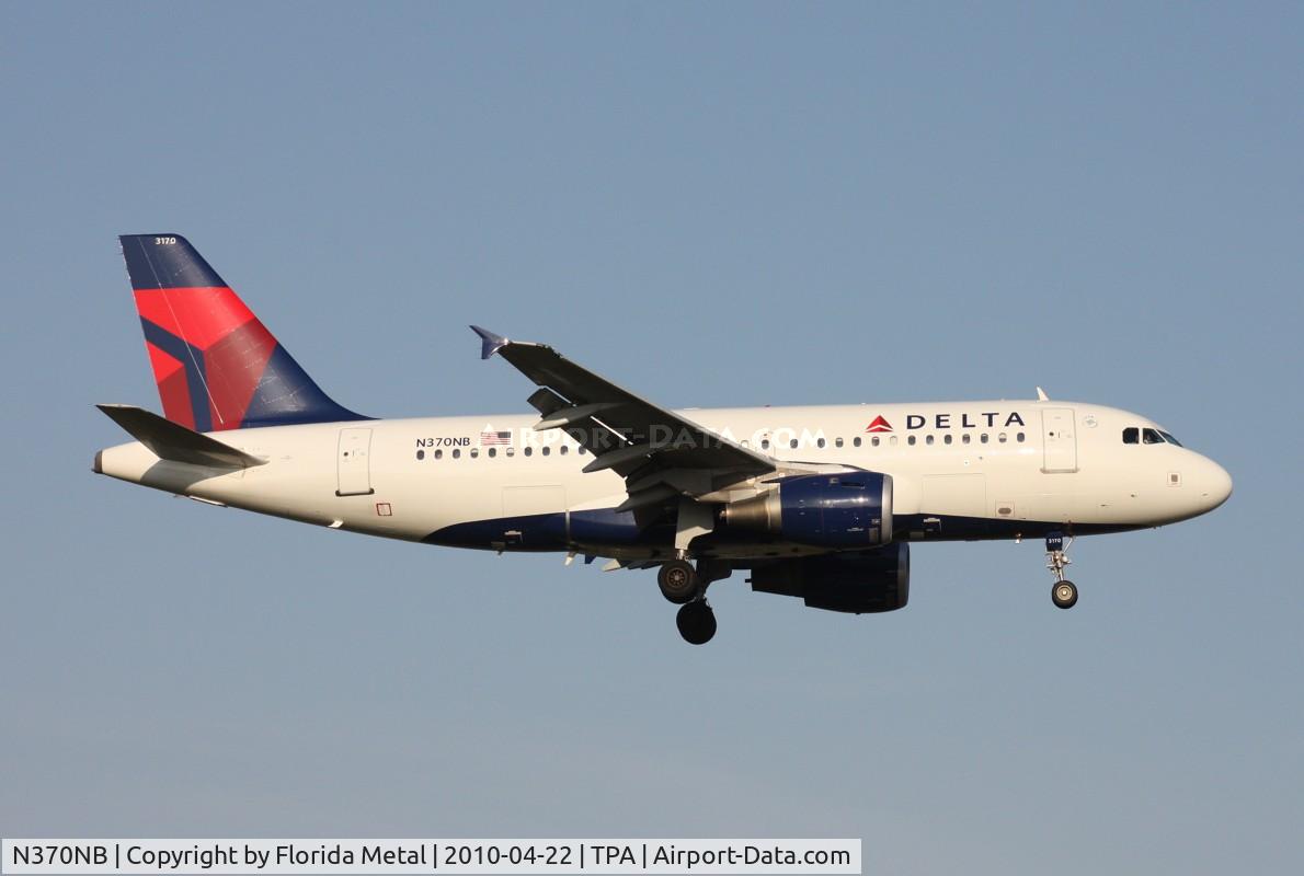 N370NB, 2003 Airbus A319-114 C/N 2087, Delta A319