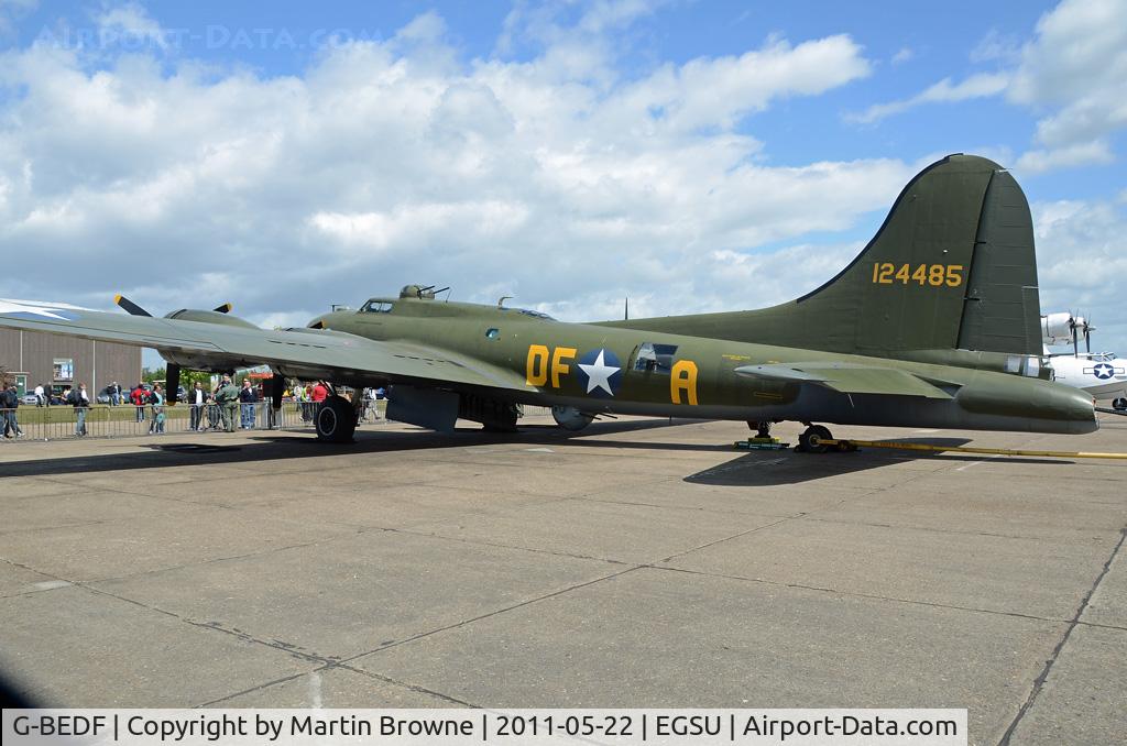G-BEDF, 1944 Boeing B-17G Flying Fortress C/N 8693, SHOT AT DUXFORD