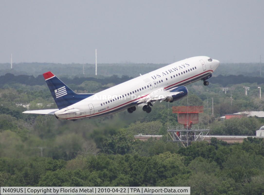 N409US, 1988 Boeing 737-401 C/N 23879, US Airways 737-400