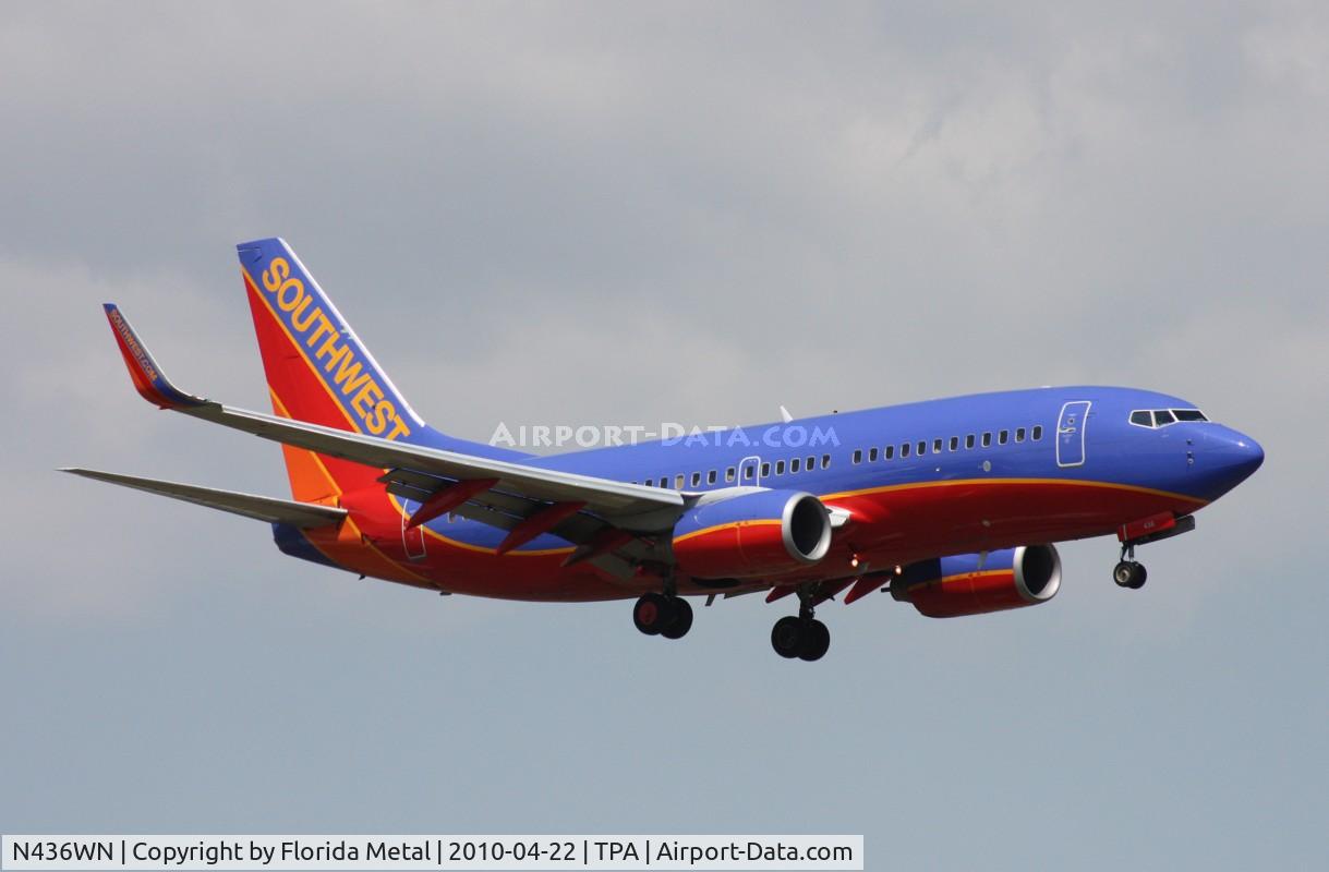 N436WN, 2003 Boeing 737-7H4 C/N 32456, Southwest 737