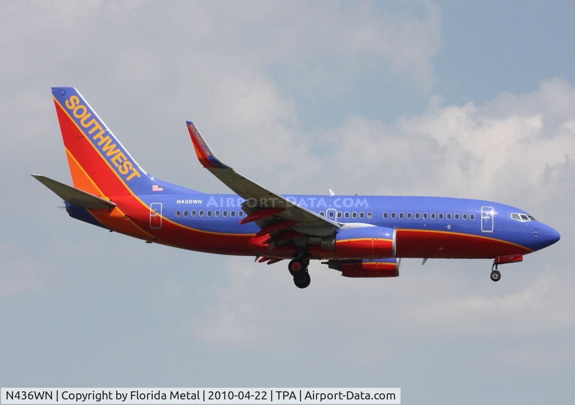 N436WN, 2003 Boeing 737-7H4 C/N 32456, Southwest 737