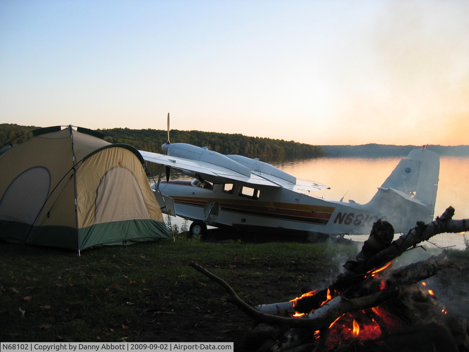 N68102, 1945 Grumman G-44 Widgeon C/N 1351, at camp upper michigan