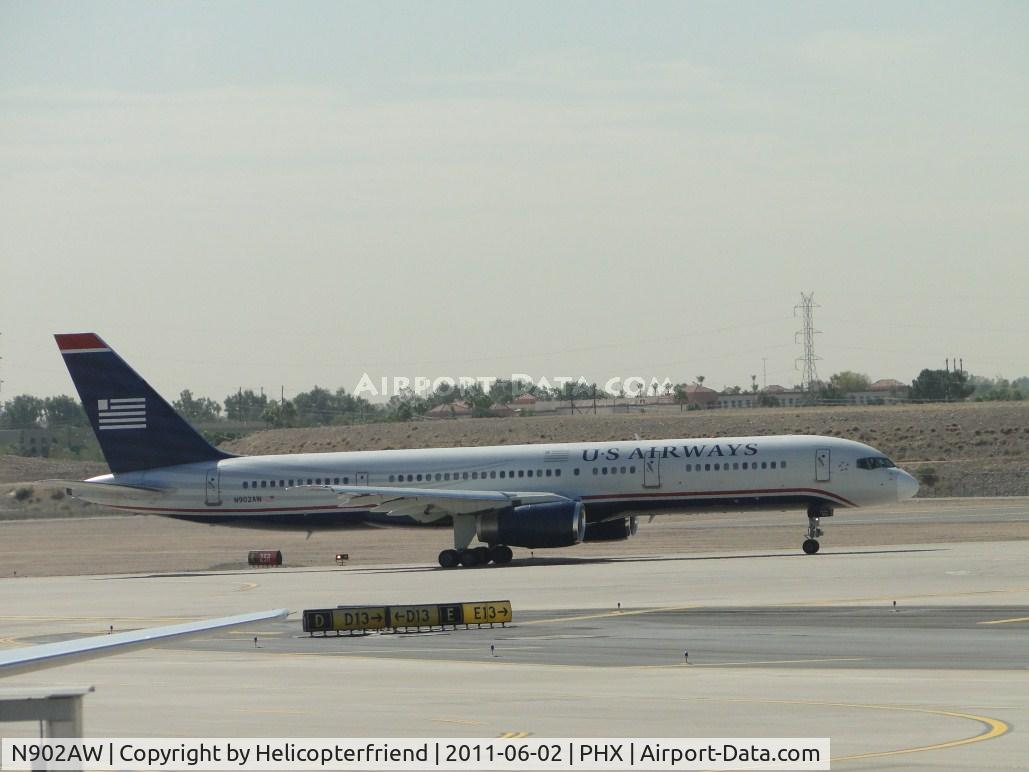 N902AW, 1985 Boeing 757-2S7 C/N 23322, Taxiing for take off at runway 25R
