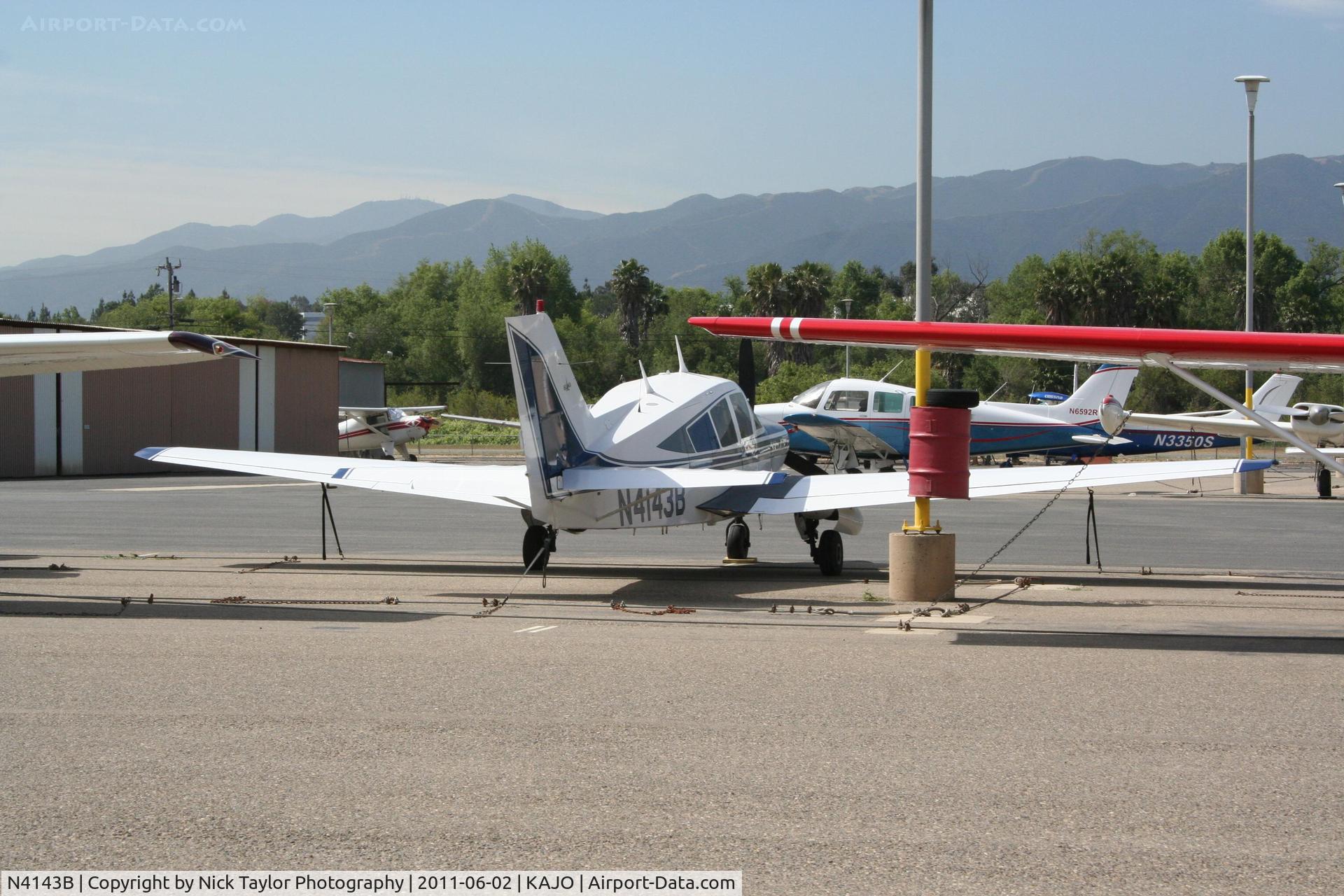 N4143B, 1974 Bellanca 17-30A Viking C/N 75-30755, Parked at Corona