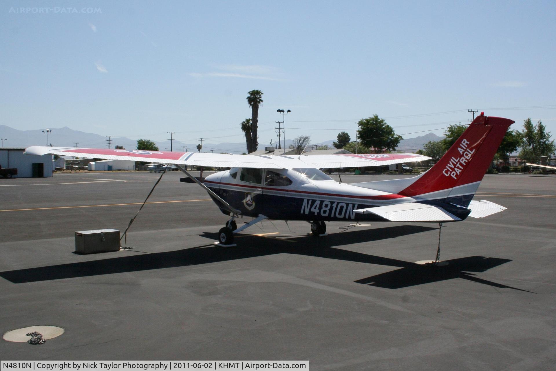 N4810N, 1979 Cessna 182Q Skylane C/N 18267384, CAP Cessna 182 on the ramp at Hemet.