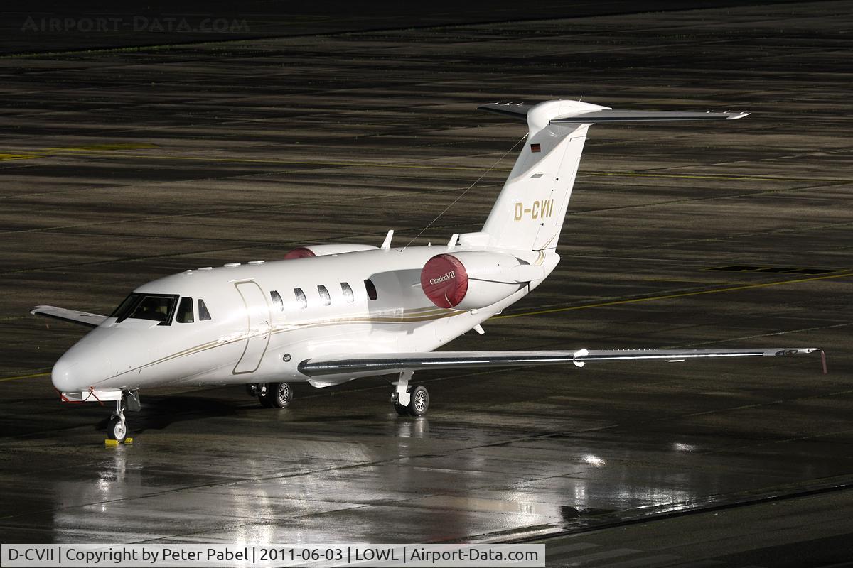 D-CVII, 1998 Cessna 650 Citation VII C/N 650-7090, brought DJ David Guetta to Linz