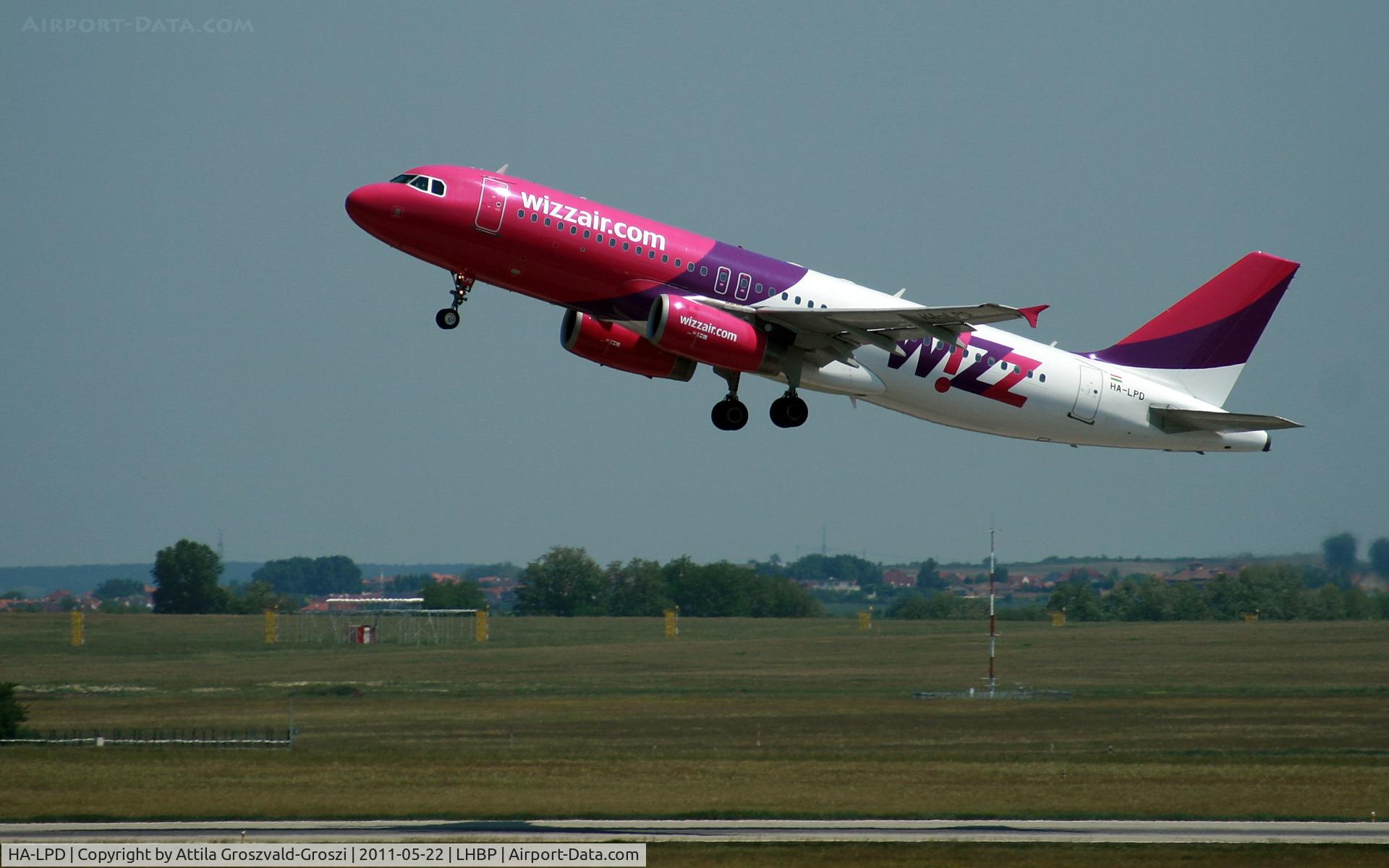 HA-LPD, 2002 Airbus A320-233 C/N 1902, Budapest Liszt Ferenc International Airport - Start