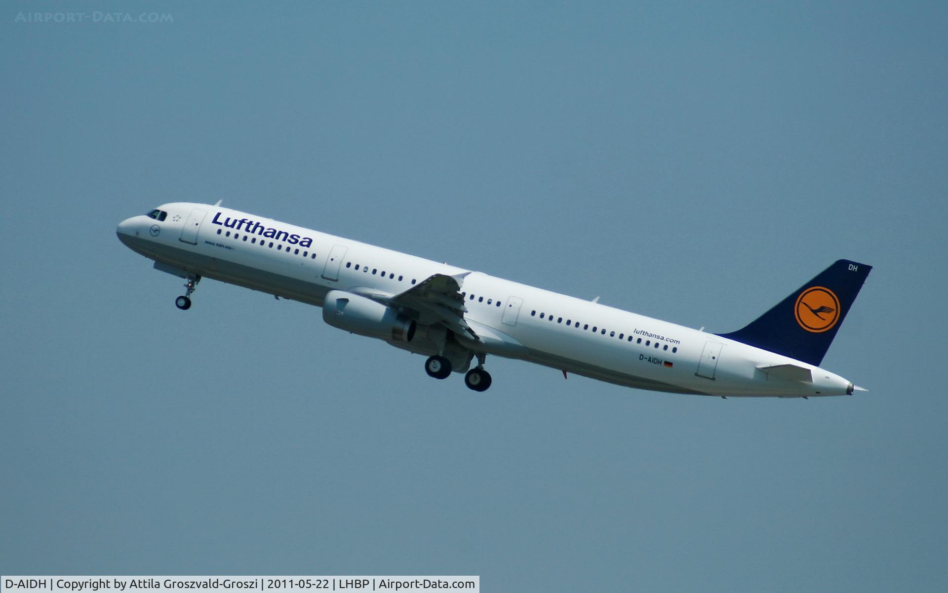 D-AIDH, 2011 Airbus A321-231 C/N 4710, Budapest Liszt Ferenc International Airport - Fly