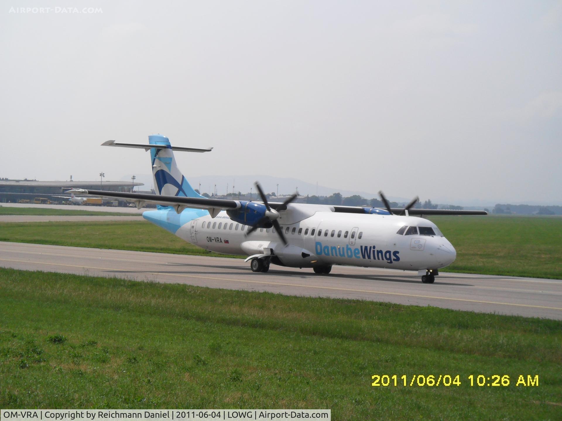 OM-VRA, 1993 ATR 72-202 C/N 373, Nice beauty on her way to Dusseldorf