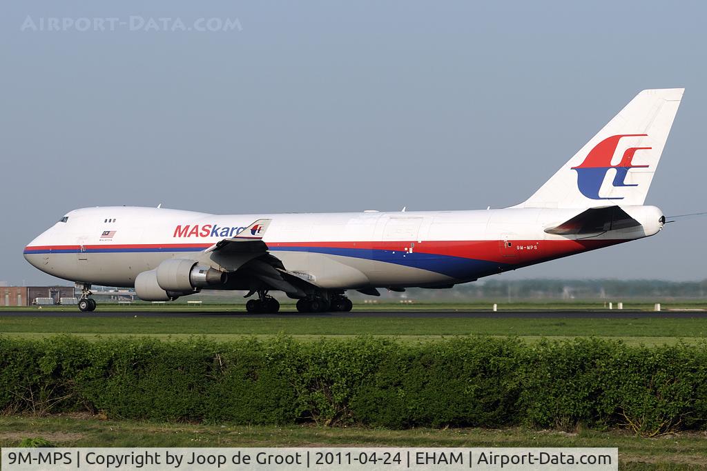 9M-MPS, 2006 Boeing 747-4H6F C/N 29902, MAS Cargo departing Rwy 18L