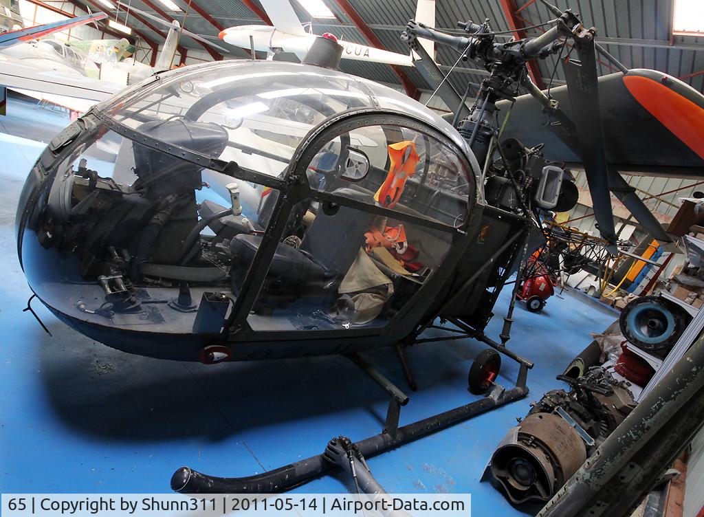 65, Sud SA-318C Alouette II C/N 1070/M65, Preserved...