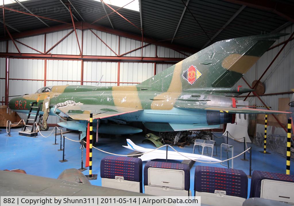 882, Mikoyan-Gurevich MiG-21SPS C/N 94A5207, Preserved...