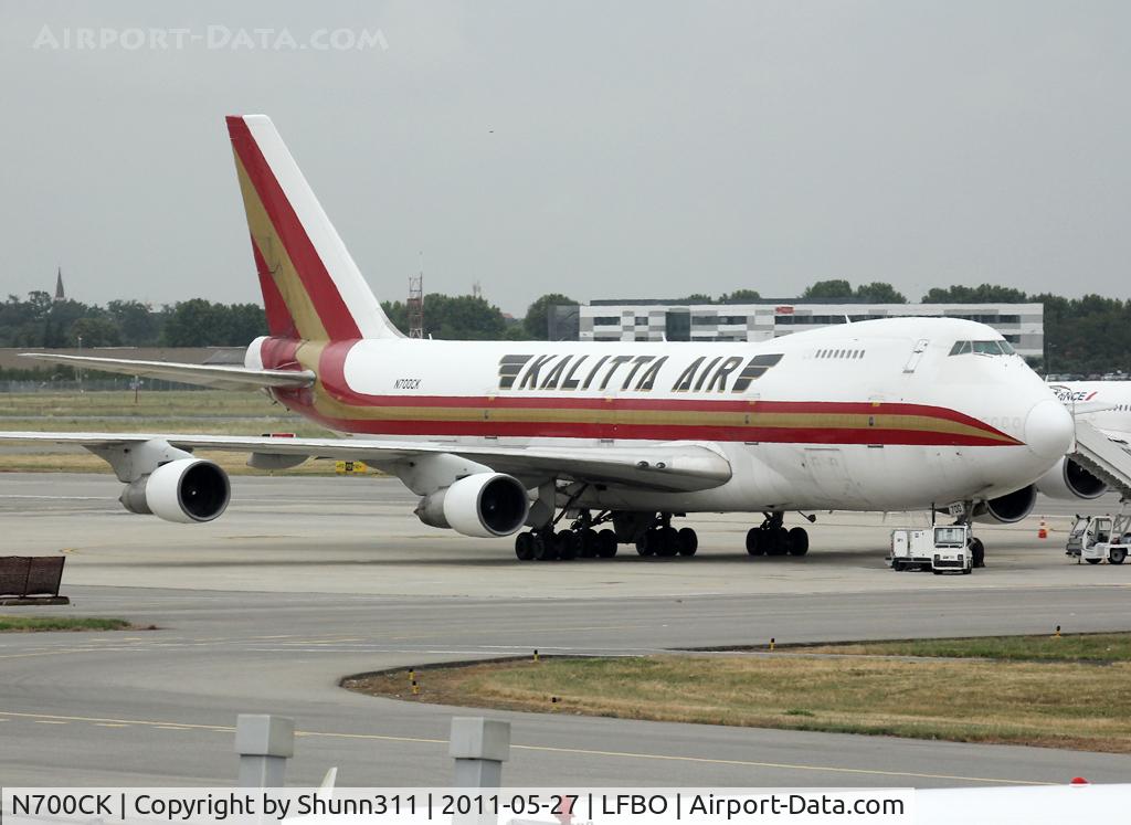 N700CK, 1983 Boeing 747-246B(SF) C/N 22990, At the Cargo area...