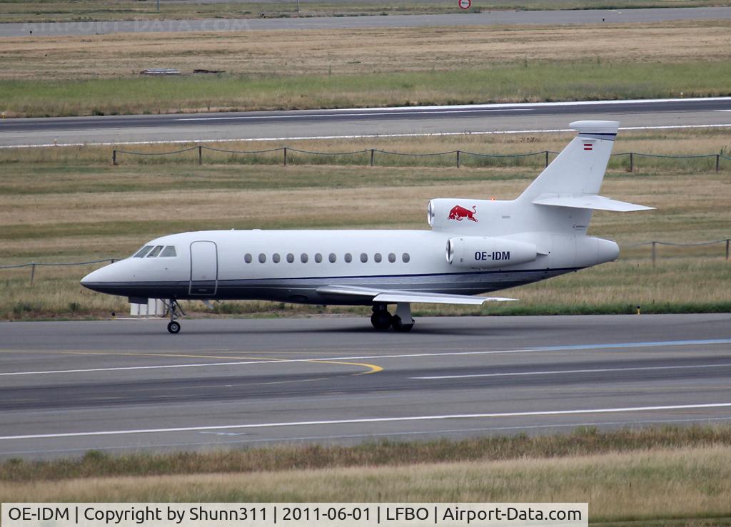 OE-IDM, Dassault Falcon 900EX C/N 51, Taxiing to the General Aviation area...